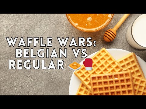 Belgian waffles vs regular waffle: The Ultimate Showdown! 🧇