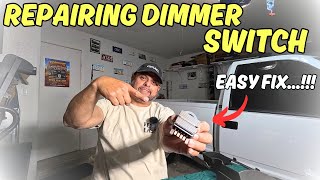 HOW TO REPAIR DIMMER SWITCH ON A 88-94 CHEVY/GMC OBS TRUCK..SUPER EASY FIX..!!!!