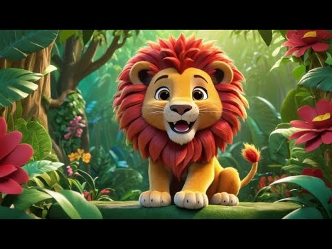 Lenny Lion’s Laughing Song | Joyful Lion Rhyme for Kids | Fun Toddler Sing-Along