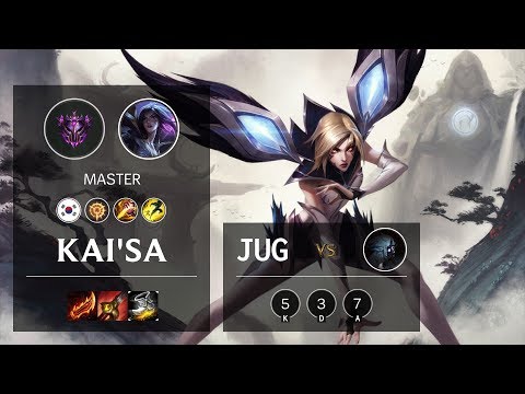 Kai'Sa Jungle vs Kindred - KR Master Patch 10.9