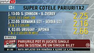 SUPER COTELE PARIURI1X2: Trei selectii, cote 2+ » Vezi ponturile!