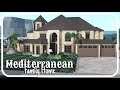 117k+ Mediterranean Family home | Bloxburg Speed Build | luvtra