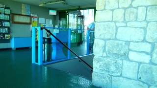 アキーラさん利用①親日国サンマリノ・ティターノ山頂の城塞へのケーブルカー!Cable-car,Bound for Citadel,San-Marino