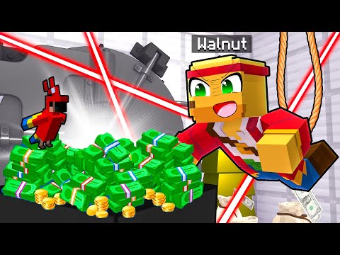 The Ultimate Minecraft Bank Robbery - Walnut's Heist