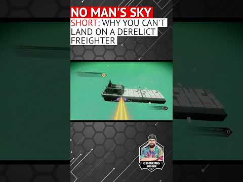 Why you CAN'T Land on a Derelict Freighter | No Man's Sky #Shorts