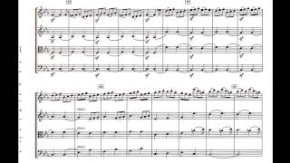 Haydn String Quartet (The Joke) Score Video