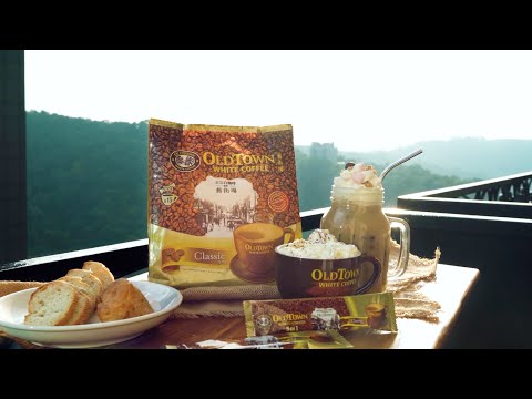 A melhor experiência de café branco ASMR | Café branco OLDTOWN 3 em 1