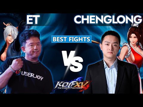 KOF XV 👽 ET vs ChengLong 🐲 Best Fights #kofxv