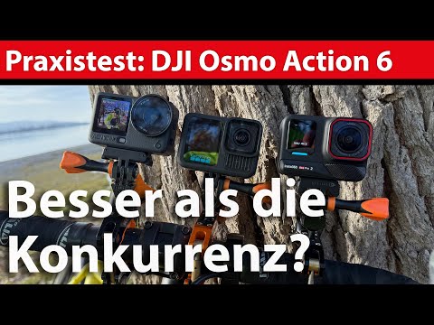 DJI Osmo Action 6 im Vergleich zu Ace Pro 2 und Hero 13