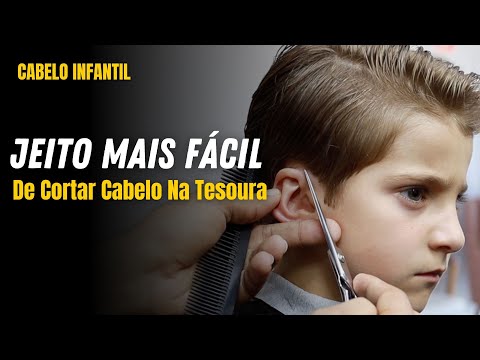 CORTE TODO NA TESOURA COM MECHAS -  CABELO INFANTIL | Com Farley Santiago