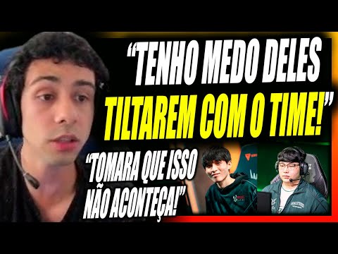 BRUCER DESABAFA SOBRE O LAVA E HIRIT E O MEDO QUE ELE TEM DELES TILTAREM COM O TIME