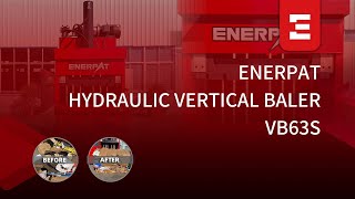 Enerpat VB-63S Hydraulic Vertical Baler prensa de papel nueva | Imagen 4 - Machineryline