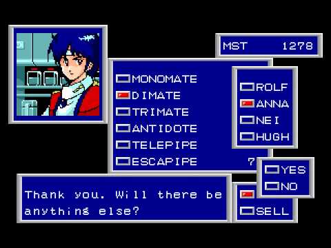 phantasy star 2 megadrive soluce