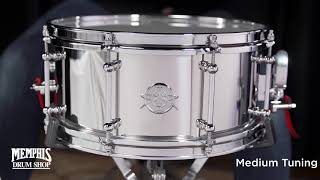 Video thumbnail for Dunnett Classic 14x6.5 Stainless Steel Snare Drum (6514SS-8) by Memphis Drum Shop