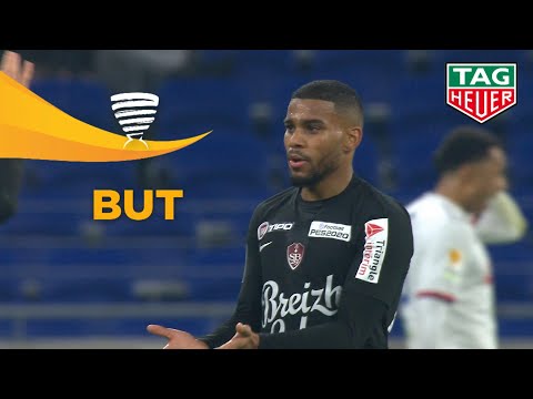 But Samuel GRANDSIR (85') / Olympique Lyonnais - Stade Brestois 29 3-1 1/4 de finale OL-BREST/ 2020