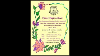 Faust High School Video