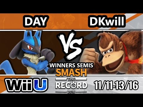 STR 2016 Smash 4 - Day (Lucario) Vs. DKwill (Donkey Kong) SSB4 Winners Semis - Smash Wii U