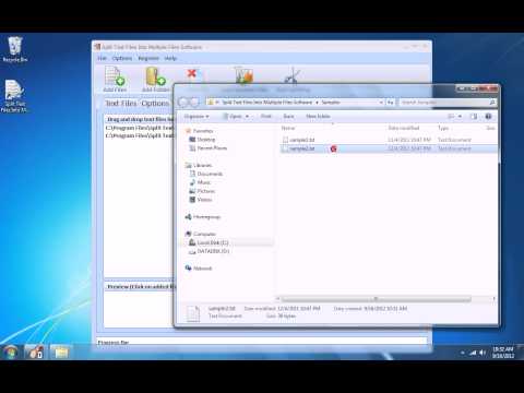 Split Text Files Into Multiple Files Software