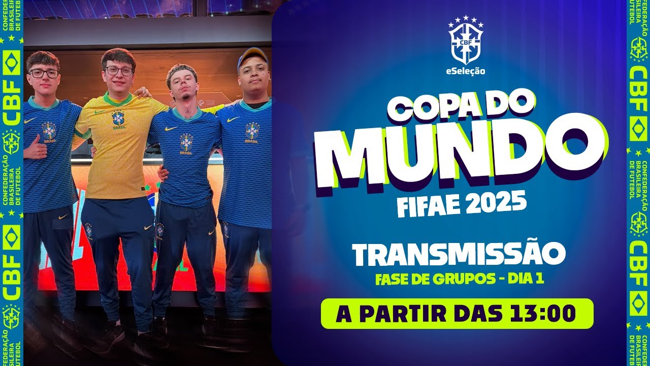 AO VIVO: COPA do MUNDO de Rocket League 2025 FIFAe l Dia 1