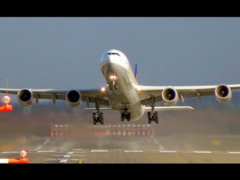 Storm Axel with crosswind conditions for A380, A340, A330, Dash 8, special BVB livery and more