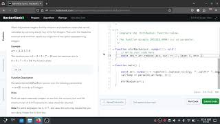 [8] Hackerrank Problem Solving - Minimax Sum