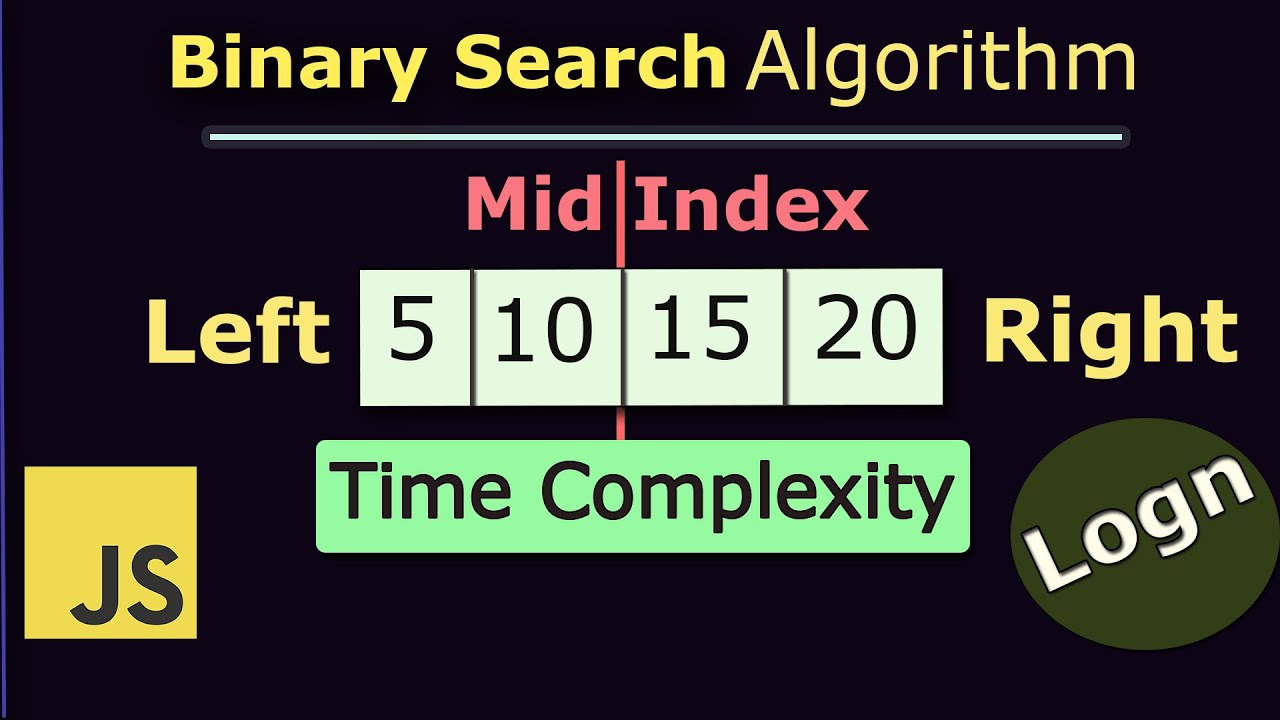 Binary Search Algorithm With JavaScript | Time Complexity & Code Implementation For Beginners 🔥🔥🔥