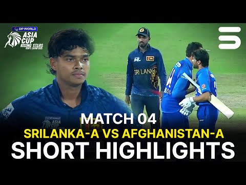 Short Highlights | Sri Lanka A vs Afghanistan A | Match 04 | Asia Cup Rising Stars 2025 | ZH1K