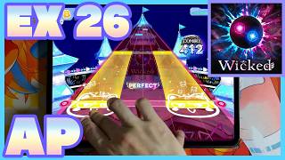 【ホロドリ】Wicked feat. Mori Calliope / EXPERT 26 ALL PERFECT / 手元動画 + 外部出力のみ動画 【hololive Dreams】
