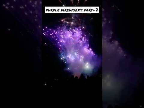 WOW❗CRAZY PURPLE FIREWORKS Part-2 #shorts #fireworks #loud #boom
