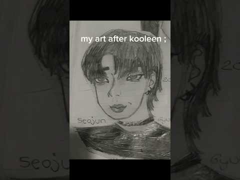 Finally, I know how to draw eyes 😭 #foryou #artist #kooleen