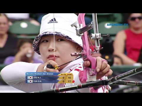 Joo Hyun-Jung v Yun Ok-Hee – recurve women bronze | Ogden 2010 Archery World Cup S3