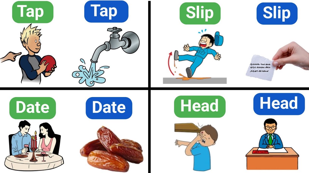 Homonyms in English | Boost Your Vocabulary | Easy English Vocabulary