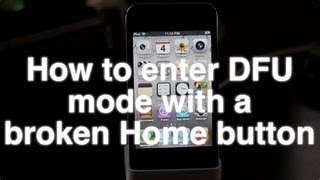 Jailbreak iPhone with broken Home button (DFU mode)