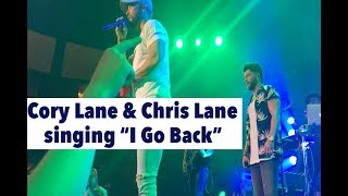 Cory Lane and Chris Lane singing "I Go Back"