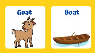 Learning Rhyming Words - Do They Rhyme? Matching Game Activity