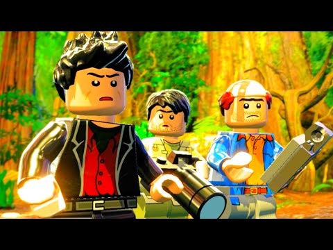LEGO Jurassic World Isla Sorna All Minikit's & Amber brick 100% Guide Jurassic Park The Lost World