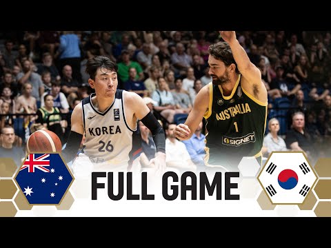 Australia v Korea | Full Basketball Game | FIBA Asia Cup 2025 Qualifiers