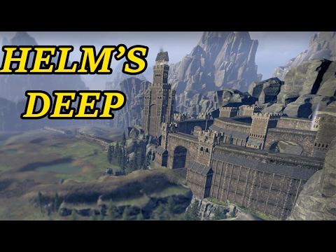 The Siege Of Helm's Deep - Battle For The Hornburg | Warhammer Total War Gameplay