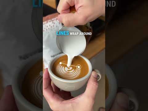 Rosetta Latte Art Tutorial - Is this the easiest #latteart Pour? Subscribe NOW!