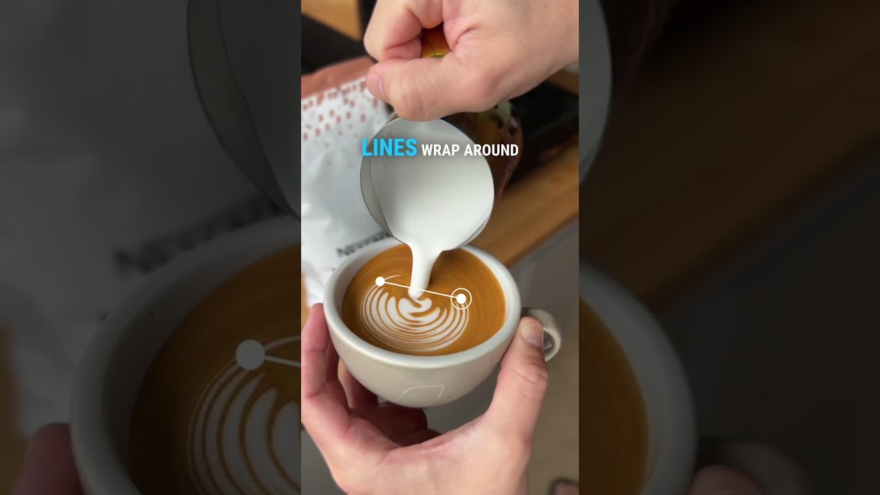 Rosetta Latte Art Tutorial - Is this the easiest #latteart Pour? Subscribe NOW!