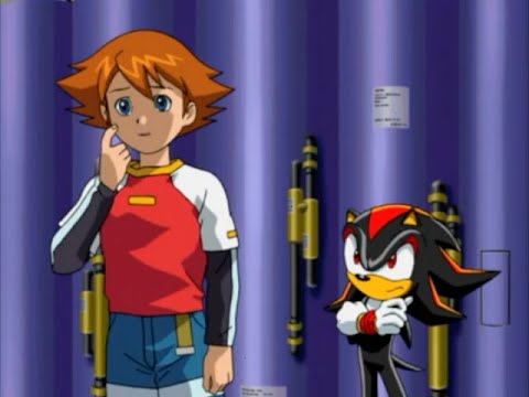 Sonic X Comparison: Chris Questions Shadow In Space Colony ARK (Japanese VS English)