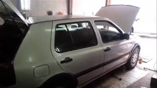 VW Golf 3 - замена глушителя ( штанов )