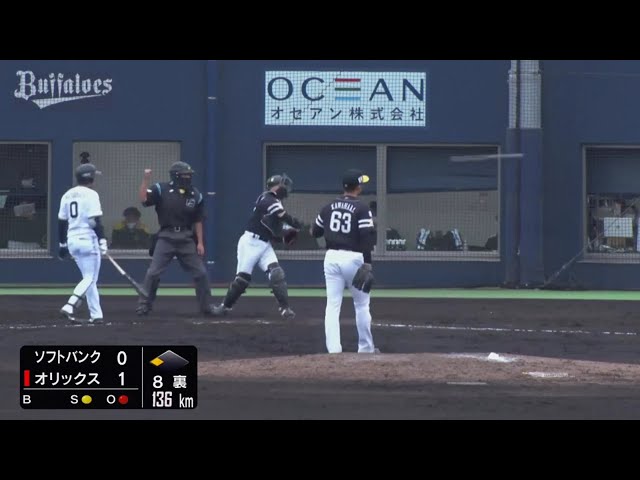 【ファーム】ホークス・谷川原 素早い送球で飛び出した走者を刺す!! 2020/10/28 B-H(ファーム)