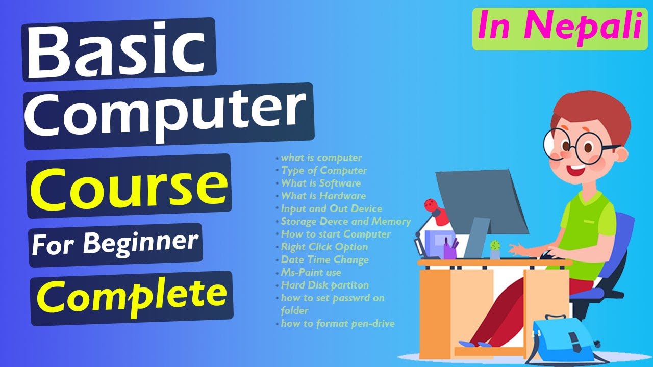 Basic Computer Course for beginner in Nepali | Computer Basic Course Complete | Technical Nepal