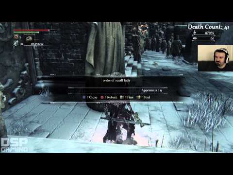 Bloodborne playthrough pt58 - Apparitions, Killer Statues, Fencers...FUN!