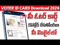 Voter ID Card Download Online 2024 in Mobile | How to Download Voter ID Card Online in Telugu (New)