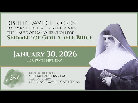 Adele Brice to Be Named "Servant of God"