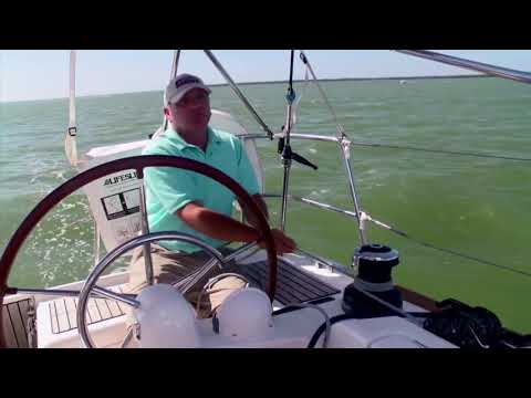 A top Sailient tip - Furl the genoa behind the mainsail,