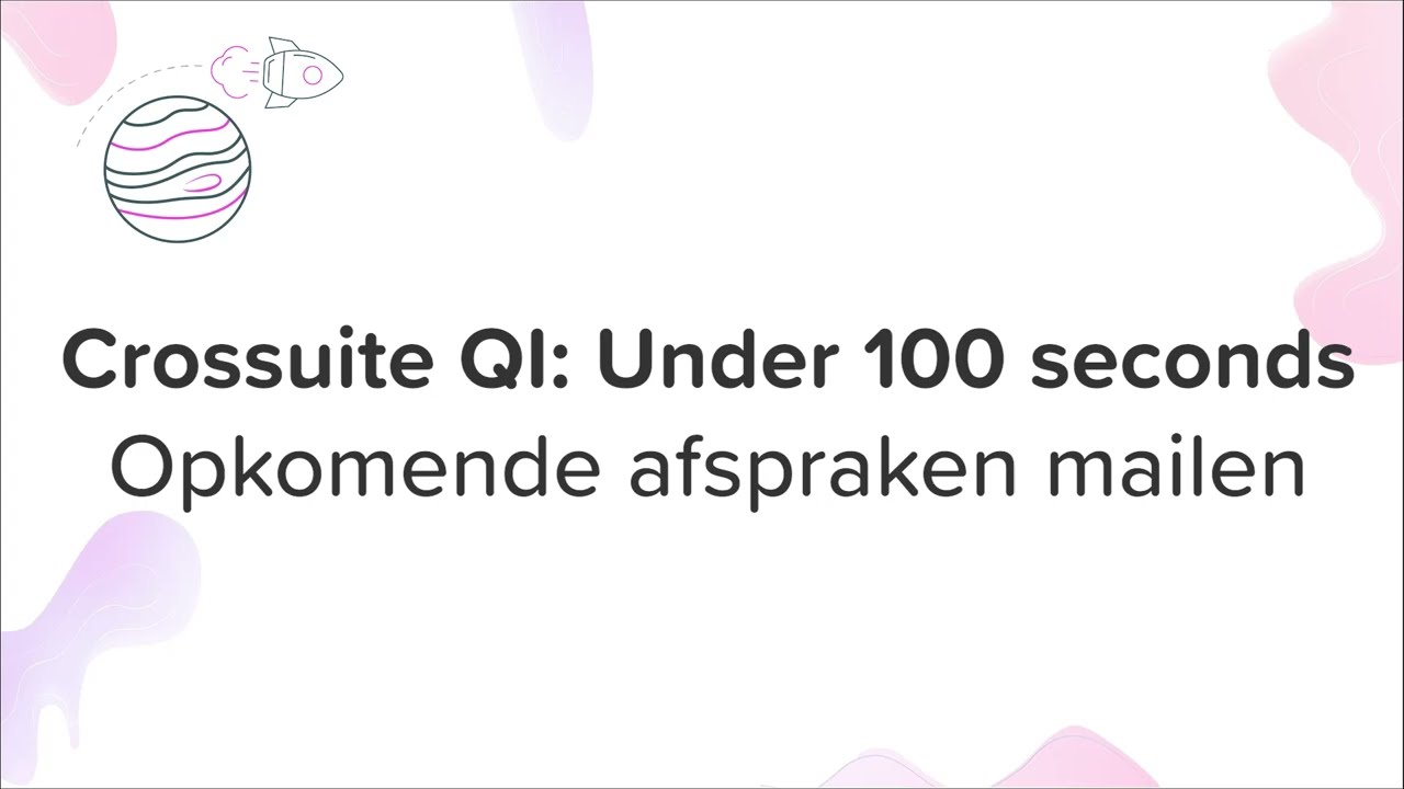 5. Opkomende afspraken mailen