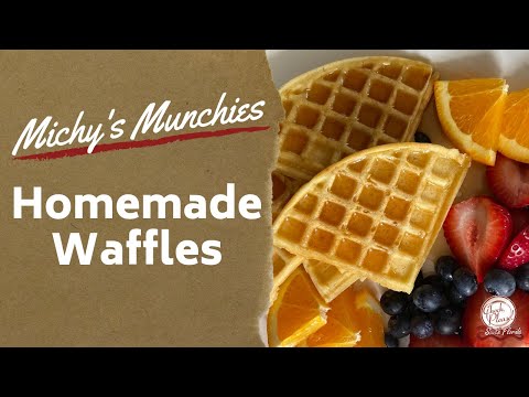Waffles Recipe | Michy's Munchies